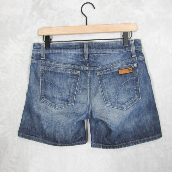 Joe’s Jeans Jean Shorts Edlyn Size 28 Medium Wash Denim Blue Short - Picture 2 of 12